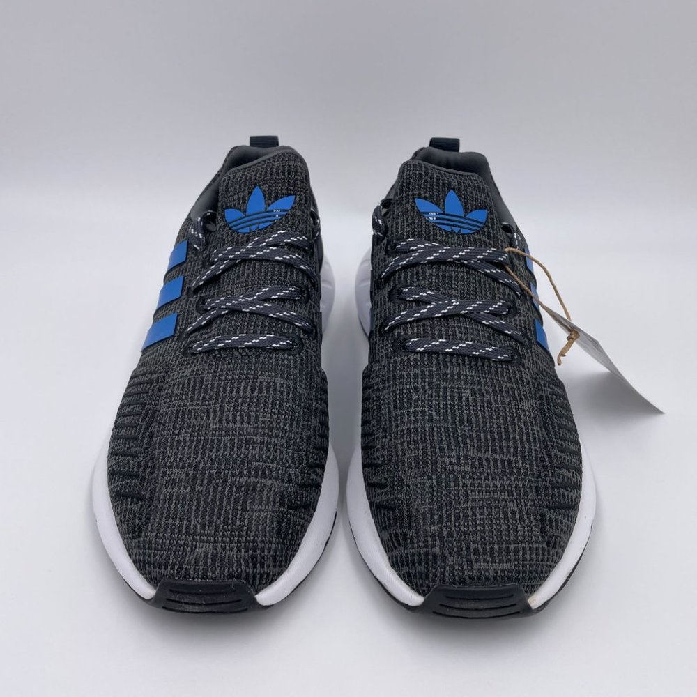 adidas Swift Run 22 Black / Blue Womens Shoes - Picture 3 of 8